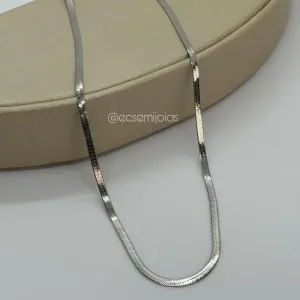Colar de fita de 2,5mm - 45cm - aço