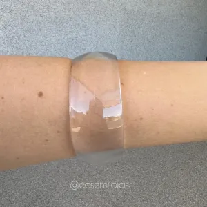Bracelete de acrílico - 3cm espessura