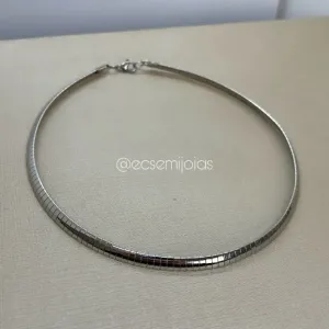 Canga de escamas lisas de 6mm - aço inoxidável