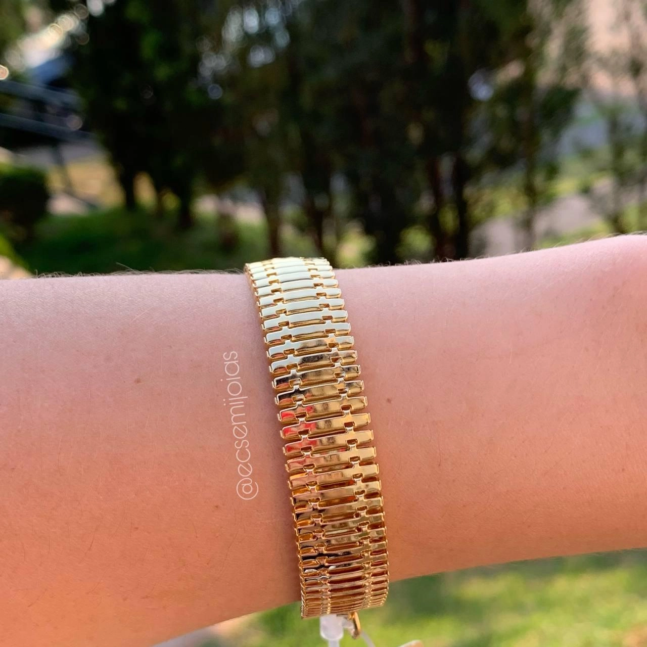 Pulseira larga lacraia