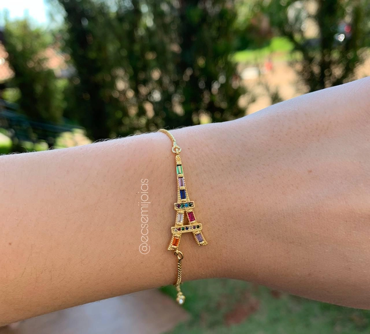 Pulseira shambala torre Eiffel