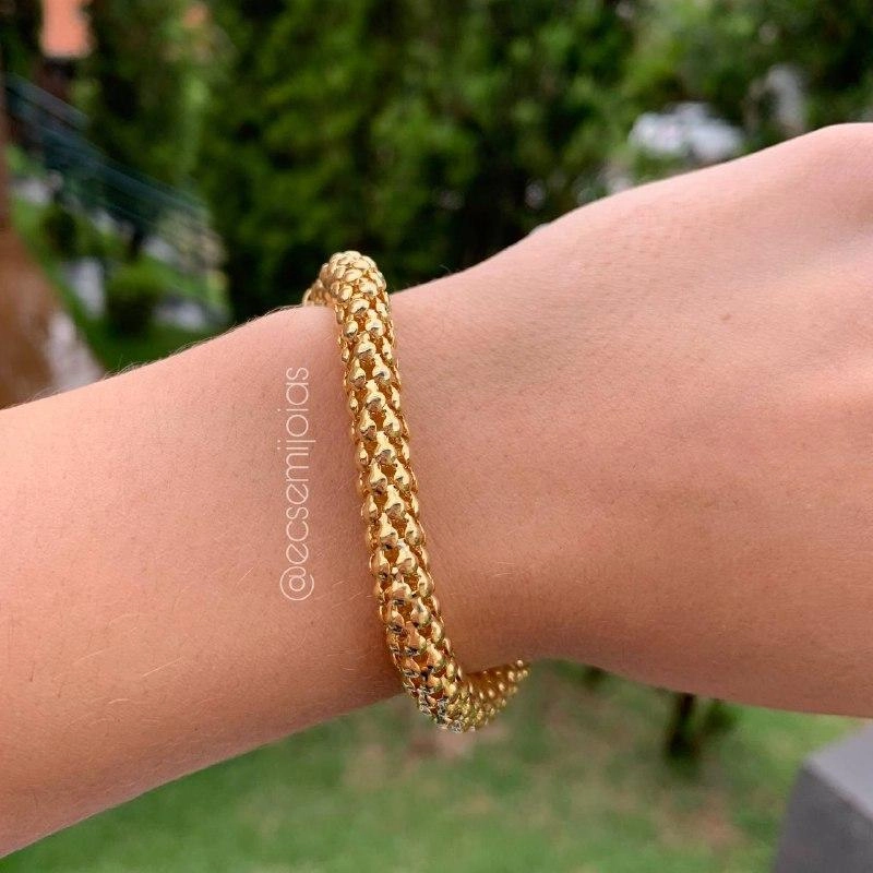 Pulseira tubo grossa (lacraia)