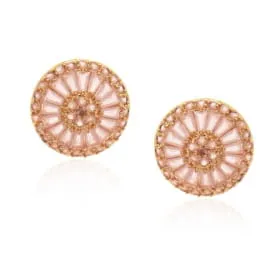 Brinco pizza tamanho G  - banhado a ouro 18k