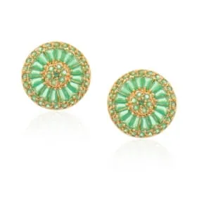 Brinco pizza tamanho G  - banhado a ouro 18k