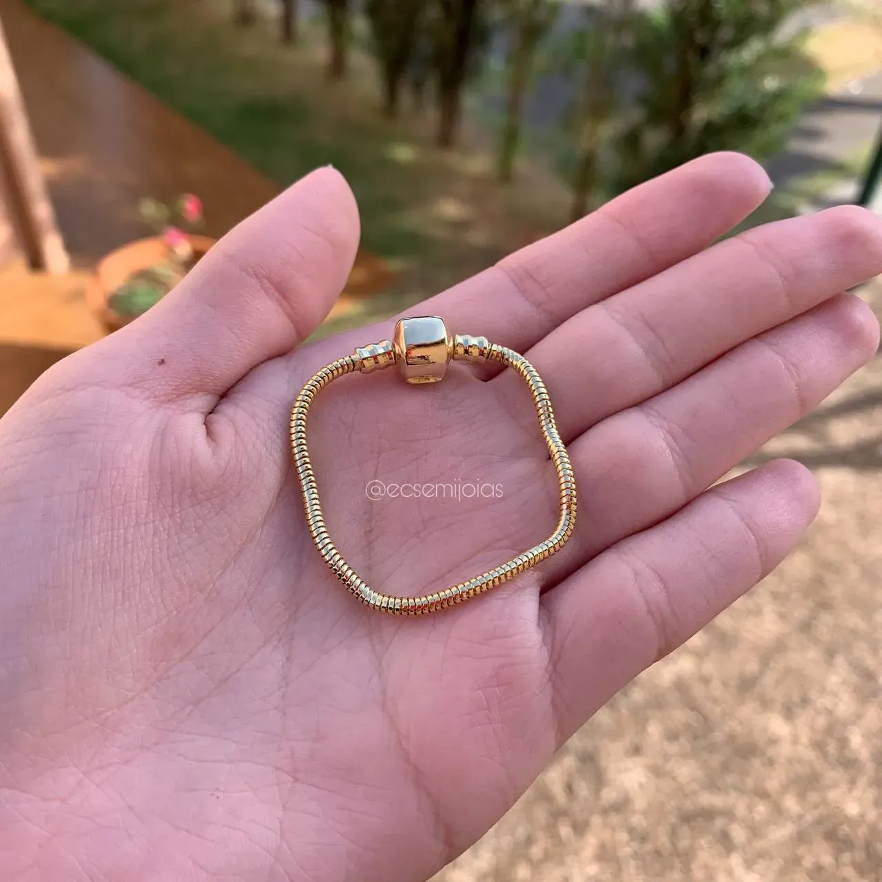 Pulseira para berloques  13 cm