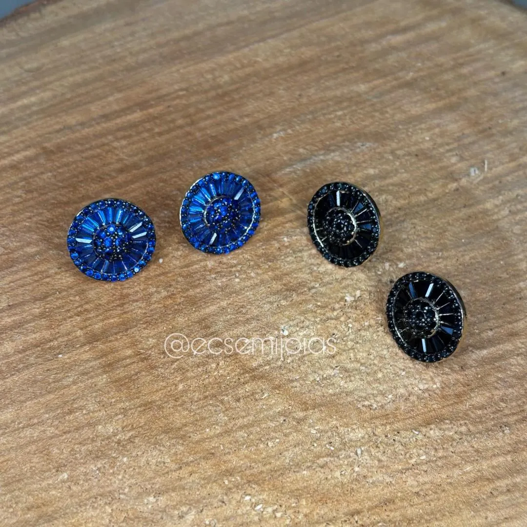 Brinco de pizza 16mm - banhado a ouro 18k