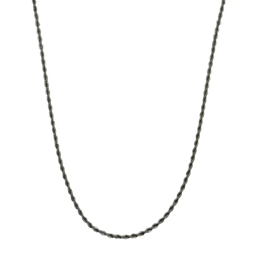 Colar cordão baiano de 2mm - 60cm - aço