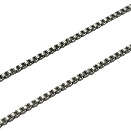 Colar elo cartier de 1,5mm - 45cm - aço
