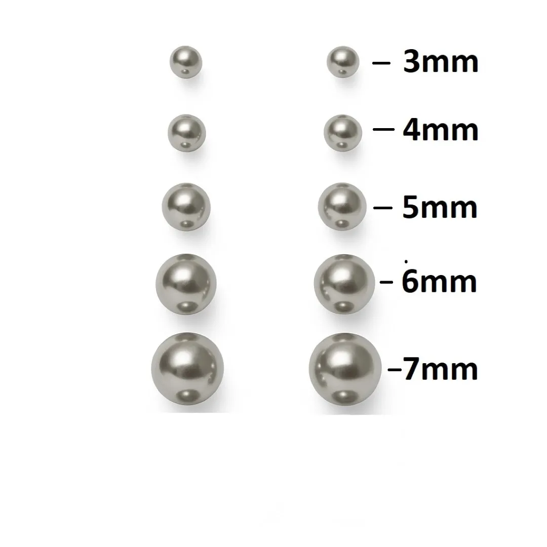 Brinco de bola 6mm - aço