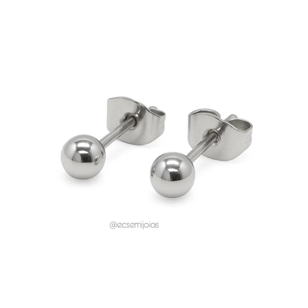 Brinco de bola 5mm - aço