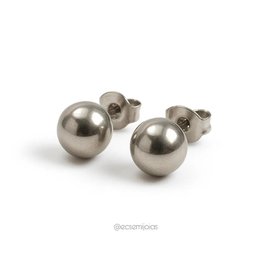 Brinco de bola 6mm - aço