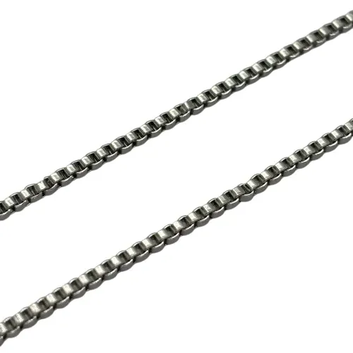 Colar elo cartier de 2mm - 45cm - aço inoxidável