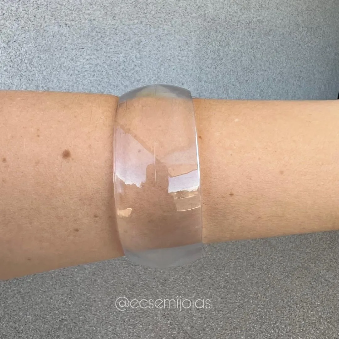 Bracelete de acrílico - 3cm espessura